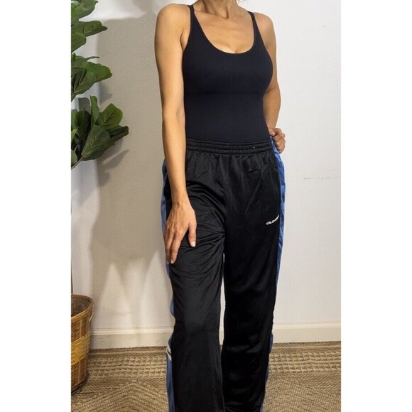 Vintage Old Navy Boy 16 Tear Away Track Pants Wide Leg Snap 2000s Y2K Baggy Logo - Picture 13 of 16